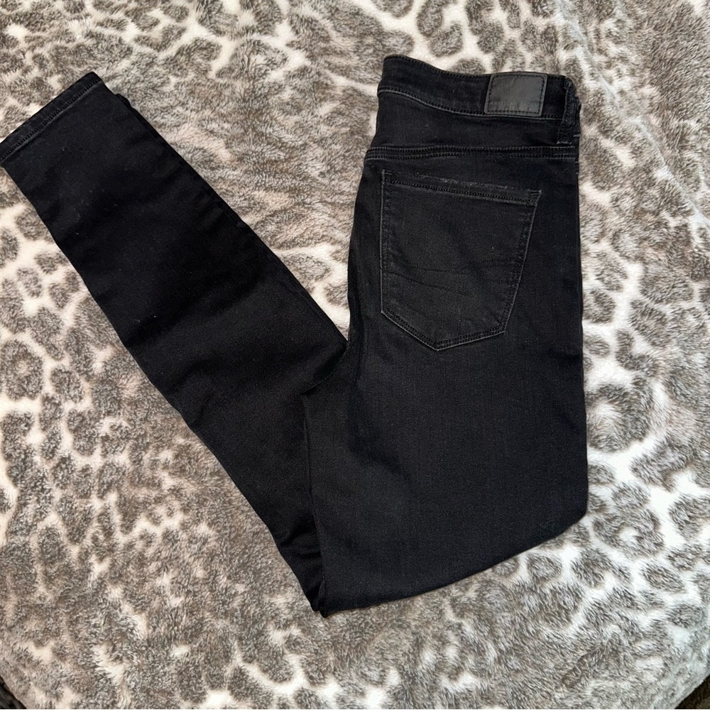 American Eagle Super High-rise Black jeggings